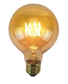 Ampoule à Filament LED Vintage GLOBE - E27 - Ø 8,2 cm