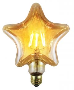 Ampoule à filament LED Vintage Etoile - E27