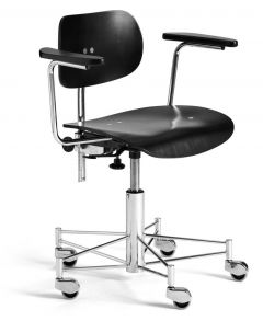 Chaise de Bureau à Roulette SBG 197 R - Design Egon Eiermann - Wilde + Spieth