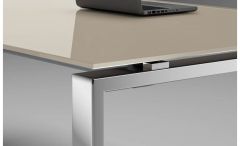 Table de Bureau en Verre LOOPY - Design Bralco