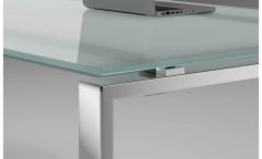 Table de Bureau en Verre GLIDER - Design Bralco