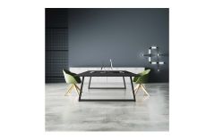 Table de Réunion rectangle FUSION - 200 à 280 cm - Design John Bennett & Sakura Adachi - Cuf Milano