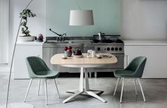 Table de repas extensible ovale Link - 120 à 180 cm - Design Studio 28 - Midj