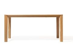 Table de repas en bois Trapez - 160 à 240 cm - Design Michael Schneider - Ton