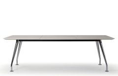 Table de réunion rectangulaire Infinity - 150 à 450 cm - Design Roberto Baciocchi - Quinti