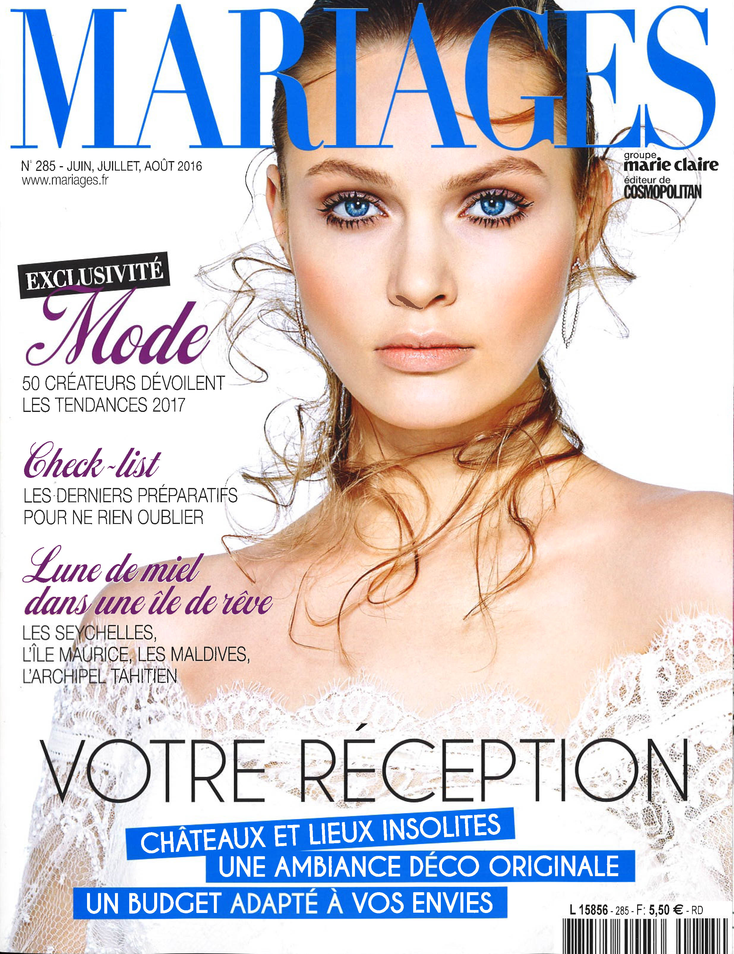 Mariages France Magazine - Mai 2016